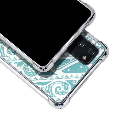 Disney Princess Moana Pattern Galaxy S20 FE Clear Case