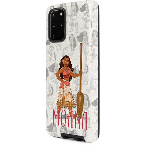 Disney Princess Moana Pattern Galaxy S20 Plus Pro Case