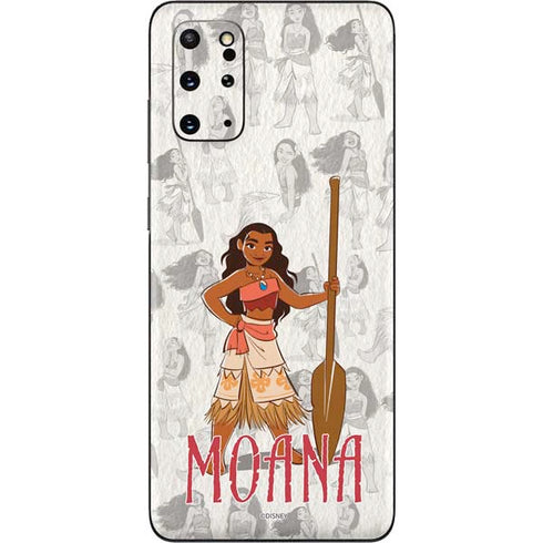 Disney Princess Moana Pattern Galaxy S20 Plus Skin