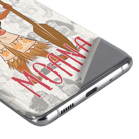 Disney Princess Moana Pattern Galaxy S20 Skin