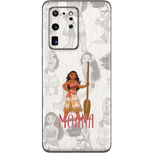 Disney Princess Moana Pattern Galaxy S20 Ultra 5G Skin