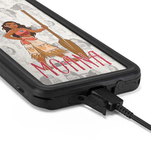 Disney Princess Moana Pattern Galaxy S20 Waterproof Case