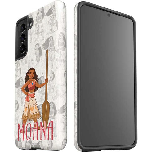 Disney Princess Moana Pattern Galaxy S21 5G Pro Case