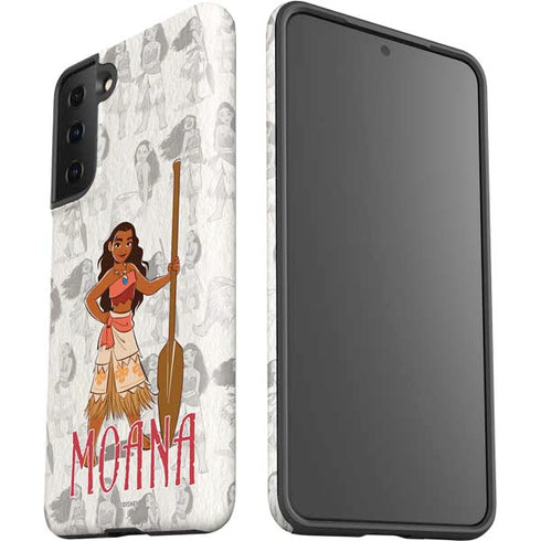 Disney Princess Moana Pattern Galaxy S21 Plus 5G Pro Case