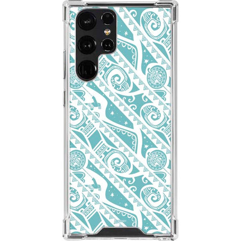 Disney Princess Moana Pattern Galaxy S22 Ultra Clear Case
