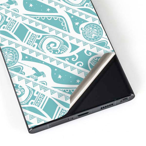 Disney Princess Moana Pattern Galaxy S22 Ultra Skin