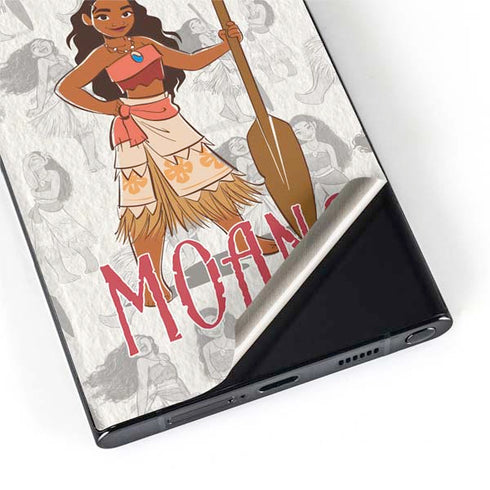 Disney Princess Moana Pattern Galaxy S22 Ultra Skin