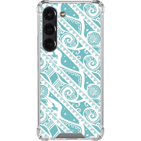 Disney Princess Moana Pattern Galaxy S23 Clear Case