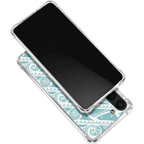 Disney Princess Moana Pattern Galaxy S23 FE Clear Case