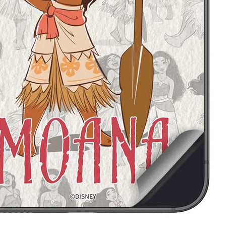 Disney Princess Moana Pattern Galaxy S24 Plus Skin