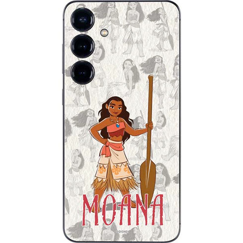 Disney Princess Moana Pattern Galaxy S24 Skin