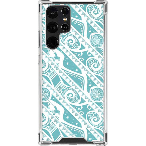 Disney Princess Moana Pattern Galaxy S24 Ultra Clear Case