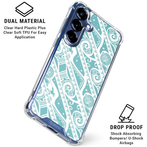 Disney Princess Moana Pattern Galaxy S25 Clear Case