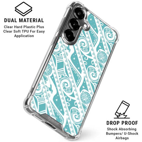 Disney Princess Moana Pattern Galaxy S26 Clear Case