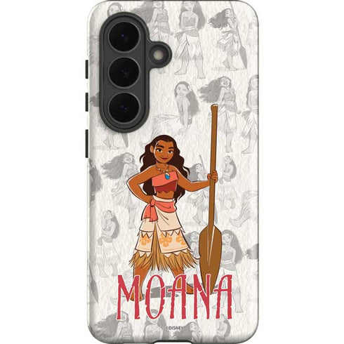 Disney Princess Moana Pattern Galaxy S26 Plus Impact Case