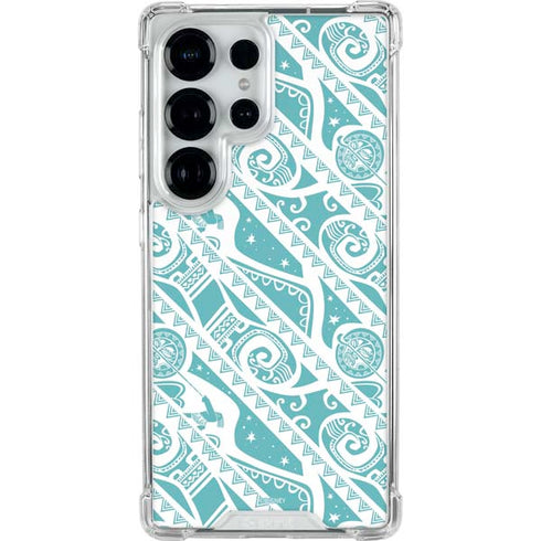 Disney Princess Moana Pattern Galaxy S26 Ultra Clear Case