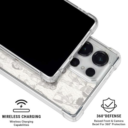 Disney Princess Moana Pattern Galaxy S26 Ultra Clear Case