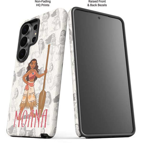 Disney Princess Moana Pattern Galaxy S26 Ultra Impact Case