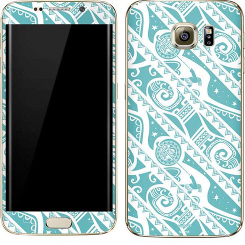 Disney Princess Moana Pattern Galaxy S7 Edge Skin