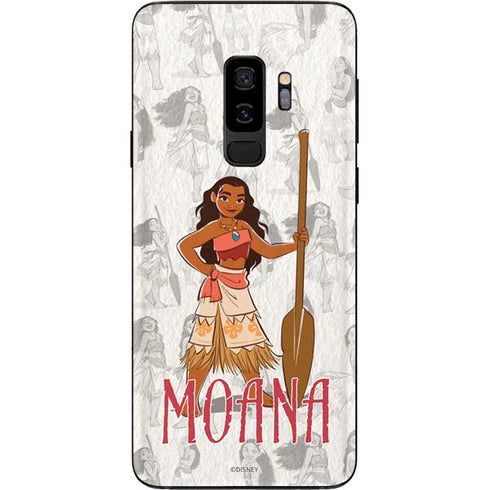 Disney Princess Moana Pattern Galaxy S9 Plus Skin