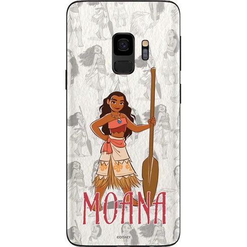 Disney Princess Moana Pattern Galaxy S9 Skin
