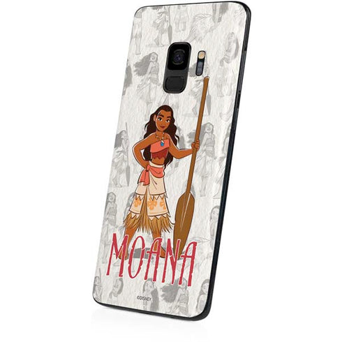 Disney Princess Moana Pattern Galaxy S9 Skin