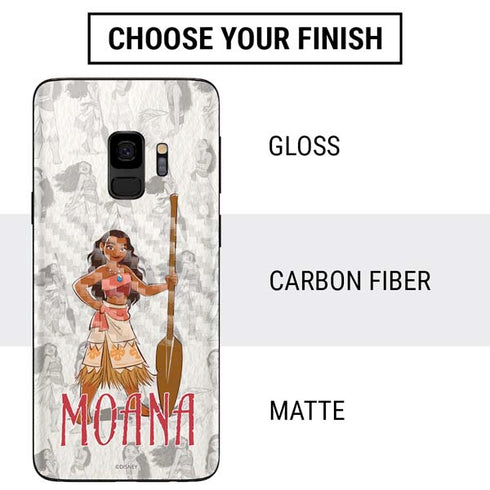 Disney Princess Moana Pattern Galaxy S9 Skin