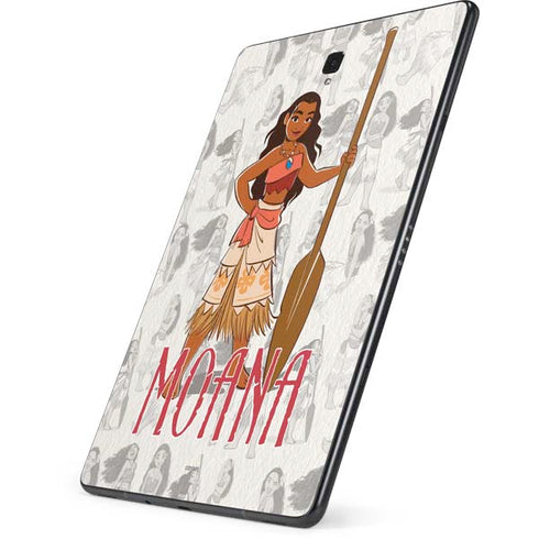 Disney Princess Moana Pattern Samsung Galaxy Tab Skin