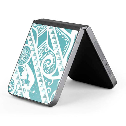 Disney Princess Moana Pattern Galaxy Z Flip6 Skin