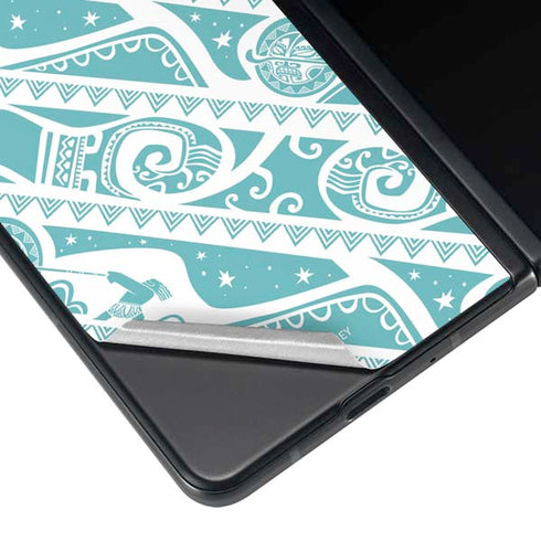 Disney Princess Moana Pattern Galaxy Z Fold3 5G Skin