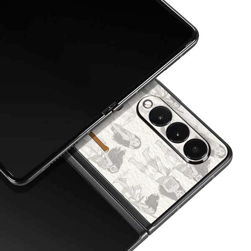 Disney Princess Moana Pattern Galaxy Z Fold3 5G Skin