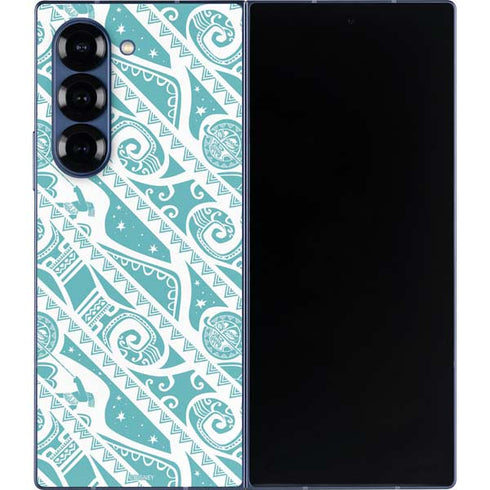 Disney Princess Moana Pattern Galaxy Z Fold6 Skin