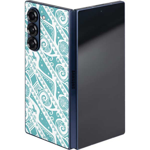 Disney Princess Moana Pattern Galaxy Z Fold6 Skin