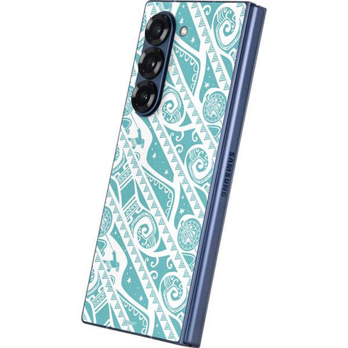 Disney Princess Moana Pattern Galaxy Z Fold6 Skin