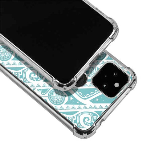 Disney Princess Moana Pattern Google Pixel 5 Clear Case