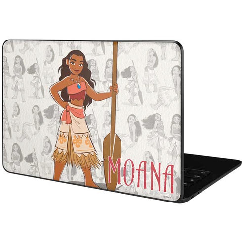 Disney Princess Moana Pattern Google Pixelbook Go Skin