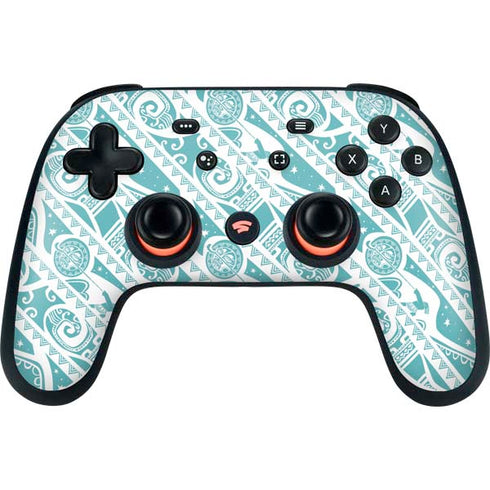 Disney Princess Moana Pattern Google Stadia Controller Skin