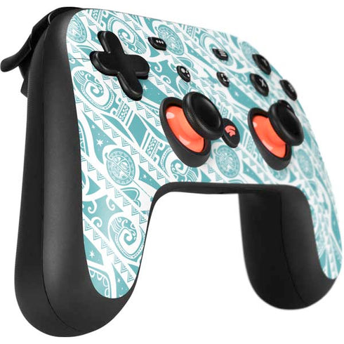 Disney Princess Moana Pattern Google Stadia Controller Skin