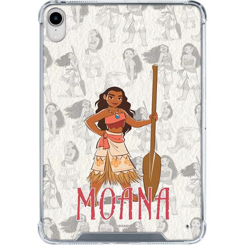 Disney Princess Moana Pattern iPad 11th Gen (2025) Clear Case