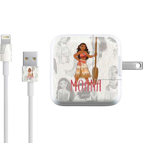 Disney Princess Moana Pattern iPad Charger (10W USB) Skin