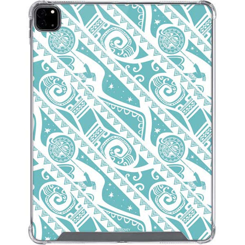 Disney Princess Moana Pattern iPad Pro 12.9in (2020) Clear Case