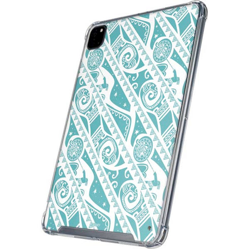 Disney Princess Moana Pattern iPad Pro 12.9in (2020) Clear Case