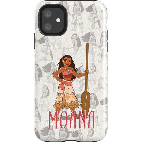 Disney Princess Moana Pattern iPhone 11 Impact Case