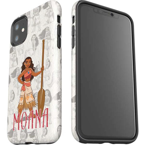 Disney Princess Moana Pattern iPhone 11 Impact Case