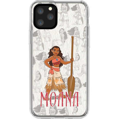 Disney Princess Moana Pattern iPhone 11 Pro Clear Case