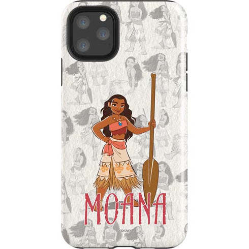 Disney Princess Moana Pattern iPhone 11 Pro Max Impact Case