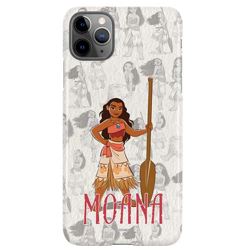 Disney Princess Moana Pattern iPhone 11 Pro Max Lite Case