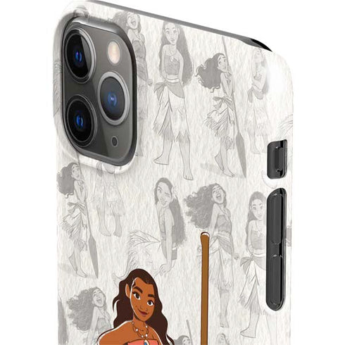 Disney Princess Moana Pattern iPhone 11 Pro Max Lite Case