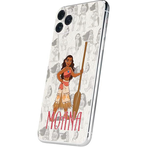 Disney Princess Moana Pattern iPhone 11 Pro Max Skin