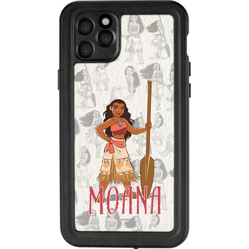 Disney Princess Moana Pattern iPhone 11 Pro Max Waterproof Case